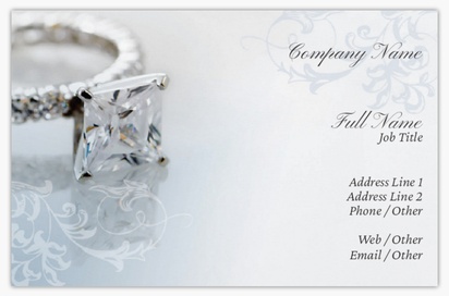 Design Preview for Design Gallery: Jewellery Ultra-Thick Business Cards, Standard (85 x 55 mm)