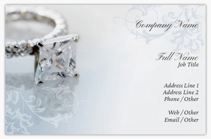 Design Preview for Design Gallery: Jewellery Standard Business Cards, Standard (85 x 55 mm)