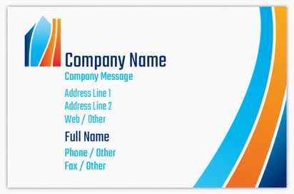 Design Preview for Design Gallery: Heating, Ventilation & Air Conditioning Standard Business Cards, Standard (85 x 55 mm)