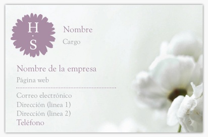 Vista previa del diseño de Galería de diseños de tarjetas de visita textura rugosa para floristerías