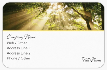 Design Preview for Design Gallery: Nature & Landscapes Rounded Corner Business Cards, Rounded Standard (85 x 55 mm)