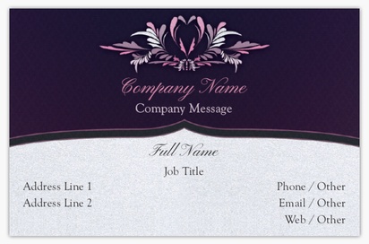 Design Preview for Design Gallery: Event Planning & Entertainment Pearl Business Cards