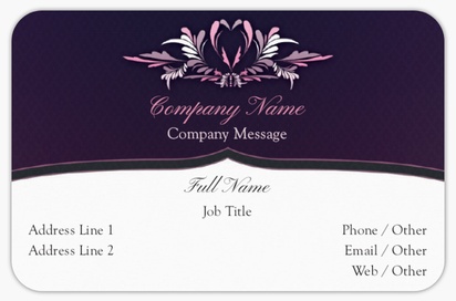 Design Preview for Design Gallery: Introduction & Dating Agencies Rounded Corner Business Cards, Rounded Standard (85 x 55 mm)