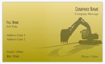 Design Preview for Design Gallery: Demolition Classic Visiting Cards