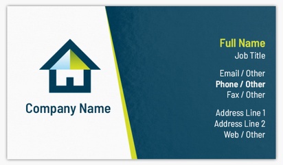 Design Preview for Design Gallery: Finance & Insurance Standard Visiting Cards