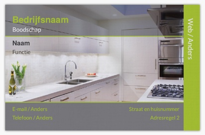 Voorvertoning ontwerp voor Ontwerpgalerij: Keuken en badkamer Linnen visitekaartjes
