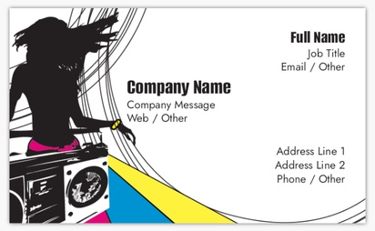 Design Preview for Templates for Food & Beverage Standard Name Cards , Standard (91 x 55 mm)