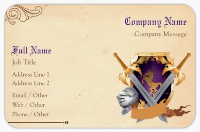 Design Preview for Design Gallery: Toys & Games Rounded Corner Business Cards, Rounded Standard (85 x 55 mm)
