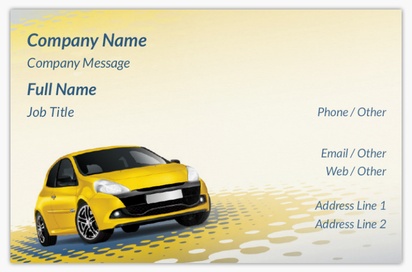 Design Preview for Design Gallery: Auto Dealers Ultra-Thick Business Cards, Standard (85 x 55 mm)