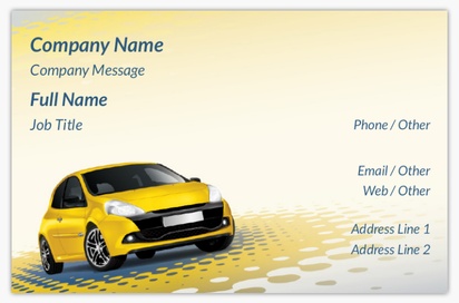 Design Preview for Design Gallery: Mechanics & Auto Body Textured Uncoated Business Cards