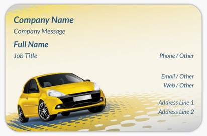 Design Preview for Design Gallery: Petrol Stations Rounded Corner Business Cards, Rounded Standard (85 x 55 mm)