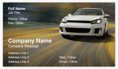 Design Preview for Design Gallery: Driving Schools Non-Tearable Visiting Cards