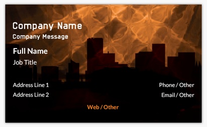 Design Preview for Design Gallery: Urban Planning Standard Business Cards, Standard (91 x 55 mm)