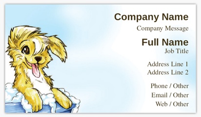 Design Preview for Animals Ultra Thick Business Cards Templates