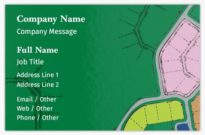 Design Preview for Design Gallery: Urban Planning Ultra-Thick Business Cards, Standard (85 x 55 mm)