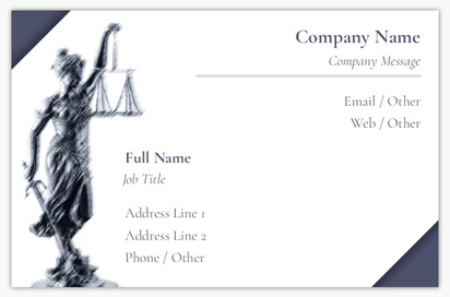 Design Preview for Design Gallery: Legal Textured Uncoated Business Cards