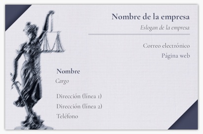 Vista previa del diseño de Galería de diseños de tarjetas con acabado lino para jurídico y legal