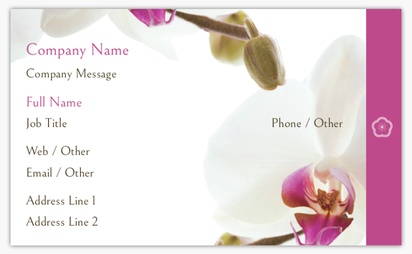 Design Preview for Design Gallery: Waxing & Hair Removal Standard Business Cards, Standard (91 x 55 mm)