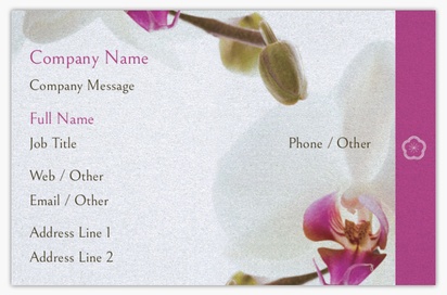 Design Preview for Design Gallery: Skin Care Pearl Business Cards