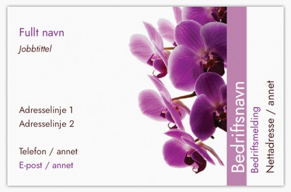 Forhåndsvisning av design for Designgalleri: Blomster og grønne planter Standard visittkort, Standard (85 x 55 mm)