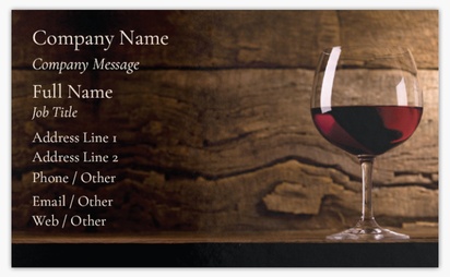 Design Preview for Design Gallery: Off Licences & Wine Merchants Classic Visiting Cards