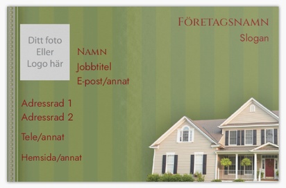 Förhandsgranskning av design för Designgalleri: Fastighetsjurist Extratjocka visitkort, Standard (85 x 55 mm)