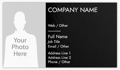 Design Preview for  Glossy Business Cards Templates, Standard (3.5" x 2")