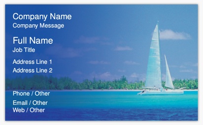 Design Preview for Design Gallery: Tours & Sightseeing Standard Business Cards, Standard (91 x 55 mm)