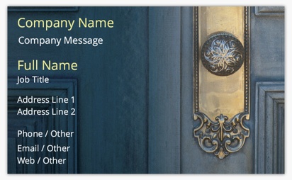 Design Preview for Design Gallery: Locksmiths Classic Visiting Cards