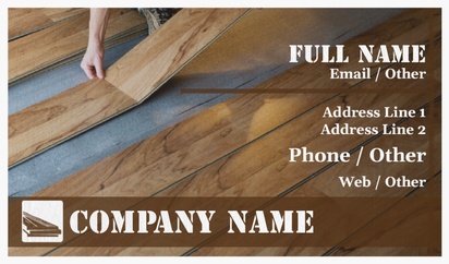 Design Preview for Design Gallery: Flooring & Tiling Natural Textured Business Cards