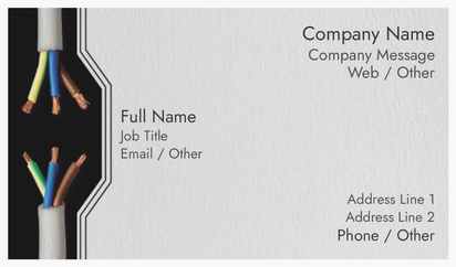 Design Preview for Design Gallery: Electricians Natural Textured Business Cards