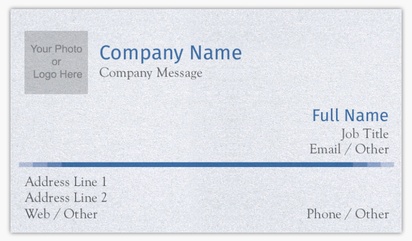 Design Preview for Business Services Pearl Business Cards Templates, Standard (3.5" x 2")