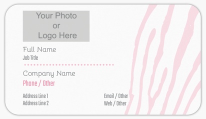 Design Preview for Design Gallery: Furniture & Home Goods Business Card Stickers, Small