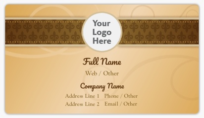 Design Preview for Design Gallery: Candy Shops Business Card Stickers