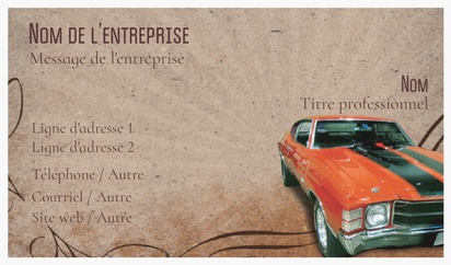 Aperçu du graphisme pour Galerie de modèles : Cartes d'affaires à texture naturelle, Automobile et transports