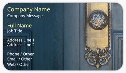 Design Preview for Locksmiths Rounded Corner Business Cards Templates, Standard (3.5" x 2")