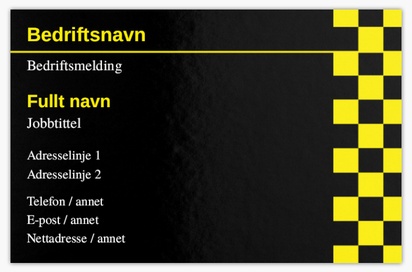 Forhåndsvisning av design for Designgalleri: Taxi Svært tykke visittkort, Standard (85 x 55 mm)