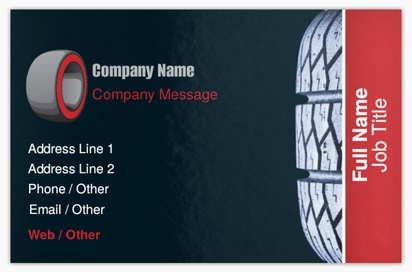 Design Preview for Design Gallery: Car Parts & Tyres Ultra-Thick Business Cards, Standard (85 x 55 mm)