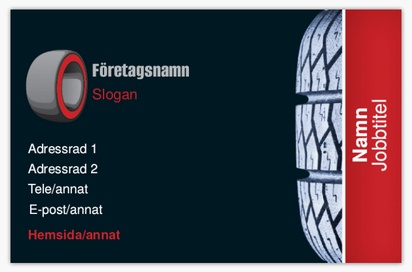 Förhandsgranskning av design för Designgalleri: Bilverkstad Visitkort standard, Standard (85 x 55 mm)