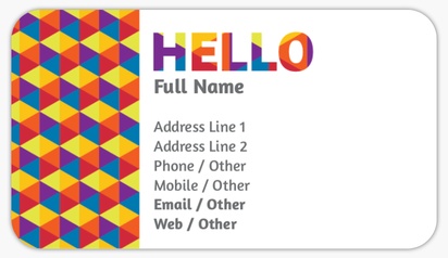 Design Preview for Design Gallery: Marketing Name Tags