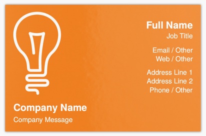 Design Preview for Design Gallery: Electricians Metallic Business Cards