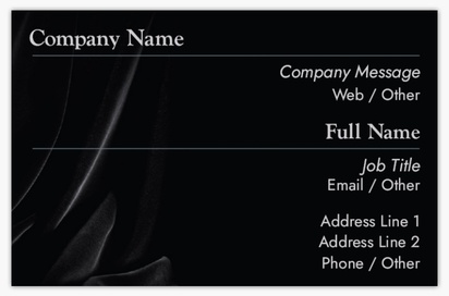Design Preview for Design Gallery: Customer Service Linen Business Cards