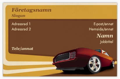 Förhandsgranskning av design för Designgalleri: Bilförsäljare Visitkort med obestruket naturligt papper
