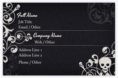 Design Preview for Design Gallery: Tattoo & Body Piercing Pearl Business Cards