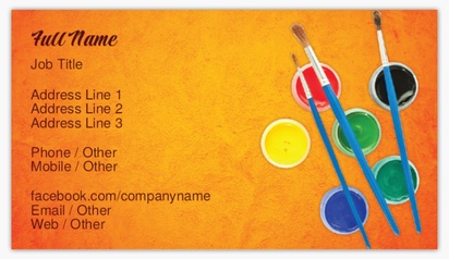 Design Preview for Design Gallery: Painting (Art) Magnetic Visiting Cards