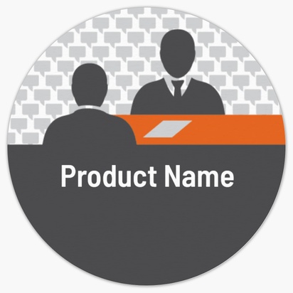 Design Preview for Design Gallery: Loan Officer Product Labels on Sheets, Circle 3.8 x 3.8 cm