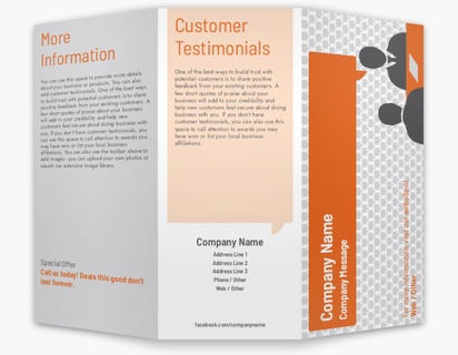 Design Preview for Design Gallery: Customer Service Custom Brochures, 8.5" x 11" Tri-fold