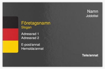 Förhandsgranskning av design för Designgalleri: Säkerhet Extratjocka visitkort, Standard (85 x 55 mm)