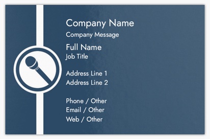 Design Preview for Design Gallery: Comedy Performance Ultra-Thick Business Cards, Standard (85 x 55 mm)