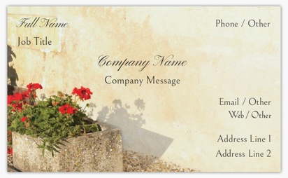 Design Preview for Design Gallery: Landscaping & Gardening Classic Visiting Cards
